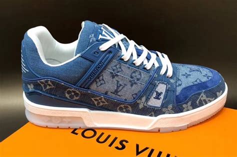 blue lv fake shoes|louis vuitton shoes.